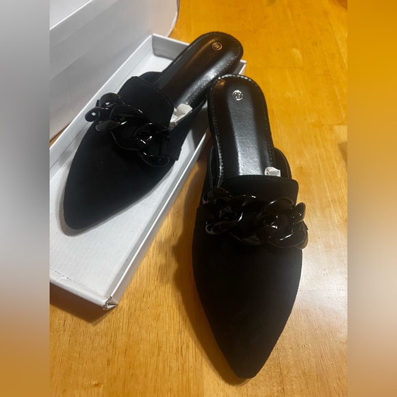 SHEIN Shoes - Shein Mules with Chain Detail